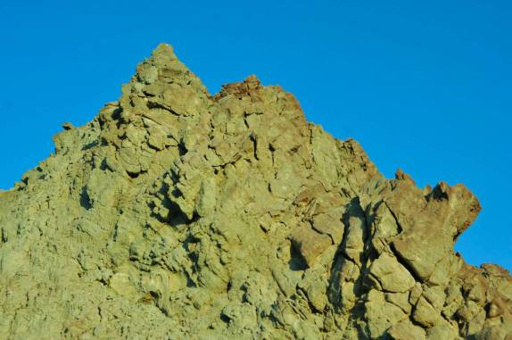 Este barranco é completamente verde, na Paleta dos Artistas, no Death Valley National Park, na Califórnia - EUA